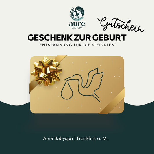 Geschenk zur Geburt – Babyspa Gutschein für Frankfurt