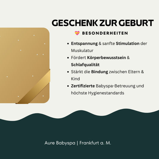 Geschenk zur Geburt – Babyspa Gutschein für Frankfurt